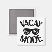 Aimant Vacances Art Vacay Mode Word Texte Art (Recto/Verso)