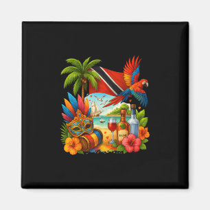 Aimant Vacances Caraïbes Trinité-et-Togo Drapeau Trinité-
