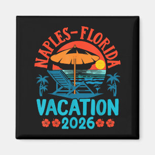 Aimant Vacances de famille à Naples Floride 2026 Plage Ét