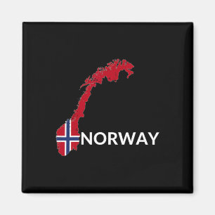 Aimant Vacances de randonnée drapeau norvégien Norvège