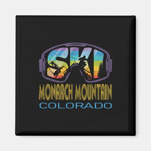 Aimant Vacances de ski à Ski Monarch Mountain Colorado (Devant)