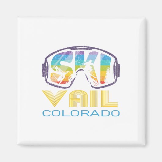 Aimant Vacances de ski à Vail Colorado (Devant)