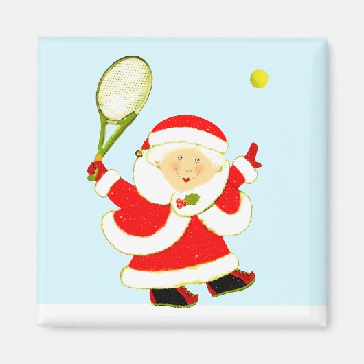 Aimant Vacances de tennis (Devant)