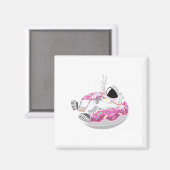 Aimant Vacances des astronautes (Recto/Verso)