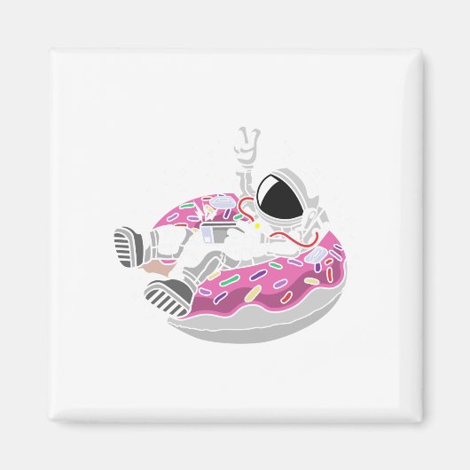 Aimant Vacances des astronautes (Devant)