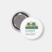 Aimant Vacances d'été Paysage (Recto/Verso)