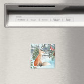 Aimant Vacances du renard des bois (In Situ (Lave-vaisselle))