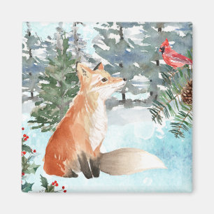 Aimant Vacances du renard des bois