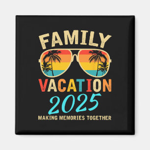Aimant Vacances en famille 2025 Plage Correspondant Vacan