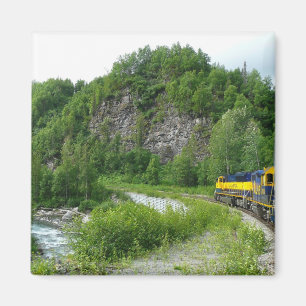 Aimant Vacances en train Denali Express Alaska Photograph