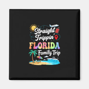 Aimant Vacances familiales en Floride 2025 Trip tout droi