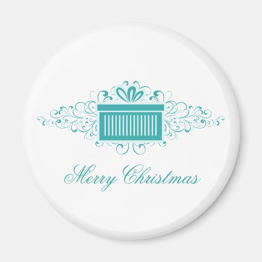 Aimant Vacances Fils Présents Magnet, Aqua (Devant)