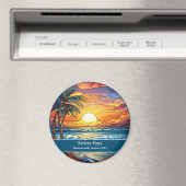 Aimant Vacances Plage de la Riviera Maya (In Situ (Lave-vaisselle))