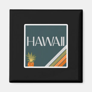 Aimant Vacances Premium Aloha State Vintage îles hawaïenn