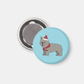 Aimant Vacances Santa Paws (Recto/Verso)