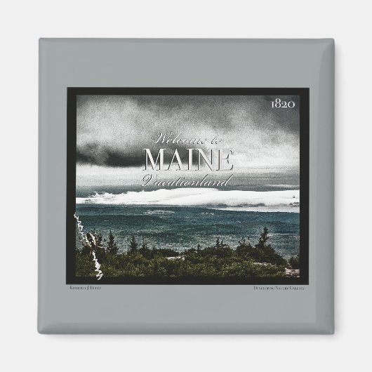 Aimant Vacationland, Maine (Devant)