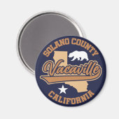 Aimant Vacaville, Californie (Recto/Verso)