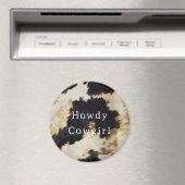 Aimant Vache blanche noire (In Situ (Lave-vaisselle))