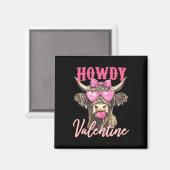 Aimant Vache Coquette Saint-Valentin  (Recto/Verso)