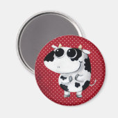Aimant Vache de bébé mignonne (Recto/Verso)
