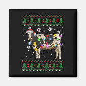 Aimant Vache de Noël Lait Louvain de vache (Devant)