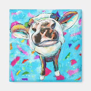 Aimant Vache d'encre à griffes moo-rifique