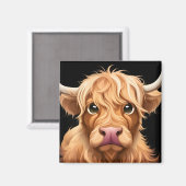 Aimant Vache des Hautes Terres (Recto/Verso)