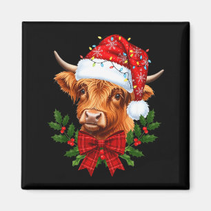Aimant Vache des Highlands Écossais Noël Vache Drôle Amou