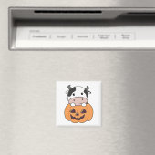 Aimant Vache En Vaches mignonnes Citrouilles Heureux Aima (In Situ (Lave-vaisselle))