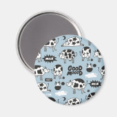 Aimant Vache et lait (Recto/Verso)