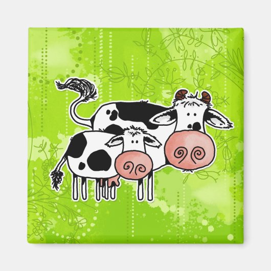 Aimant vache et veau (Devant)