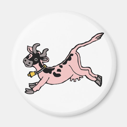 Aimant Vache fraise (Devant)
