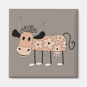 Aimant Vache illustrée