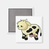 Aimant Vache Laitière de Dessin Animé (Recto/Verso)