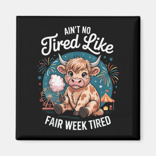 Aimant Vache Pas Fatigué Comme Semaine Fatigué Fatigué Fa