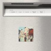 Aimant Vaches amoureuses (In Situ (Lave-vaisselle))