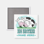 Aimant Vaches mignonnes Big Brother (Recto/Verso)