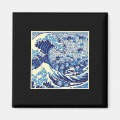 Aimant Vague De Chats Pour Kamala Drôle Dame Chat (Devant)