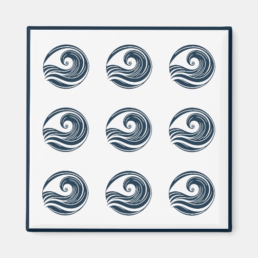 Aimant Vague forte (Devant)