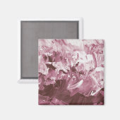 Aimant Vagues Abstraites de peinture à prune (Recto/Verso)