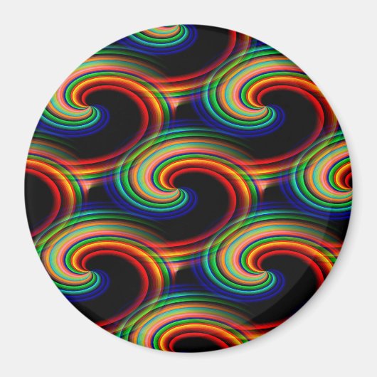 Aimant Vagues de couleurs.... (Devant)