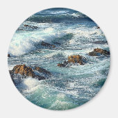 Aimant Vagues de l'océan Pacifique (Devant)