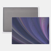Aimant Vagues de sable douces violettes (Recto/Verso)