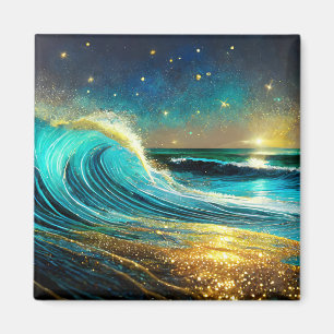 Aimant Vagues océaniques clignantes