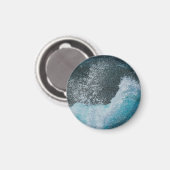 Aimant Vagues océaniques Crystal (Recto/Verso)