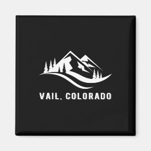 Aimant Vail Colorado Mountains Souvenir Memorabilia Winte