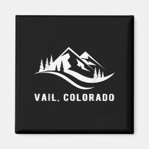 Aimant Vail Colorado Mountains Souvenir Memorabilia Winte
