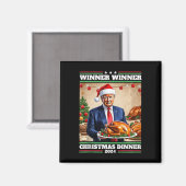Aimant Vainqueur de Trump Dîner de Noël à (Recto/Verso)