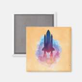 Aimant Vaisseau spatial (Recto/Verso)