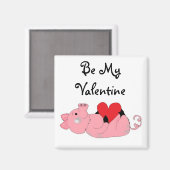 Aimant Valentin Cochon Mignon (Recto/Verso)